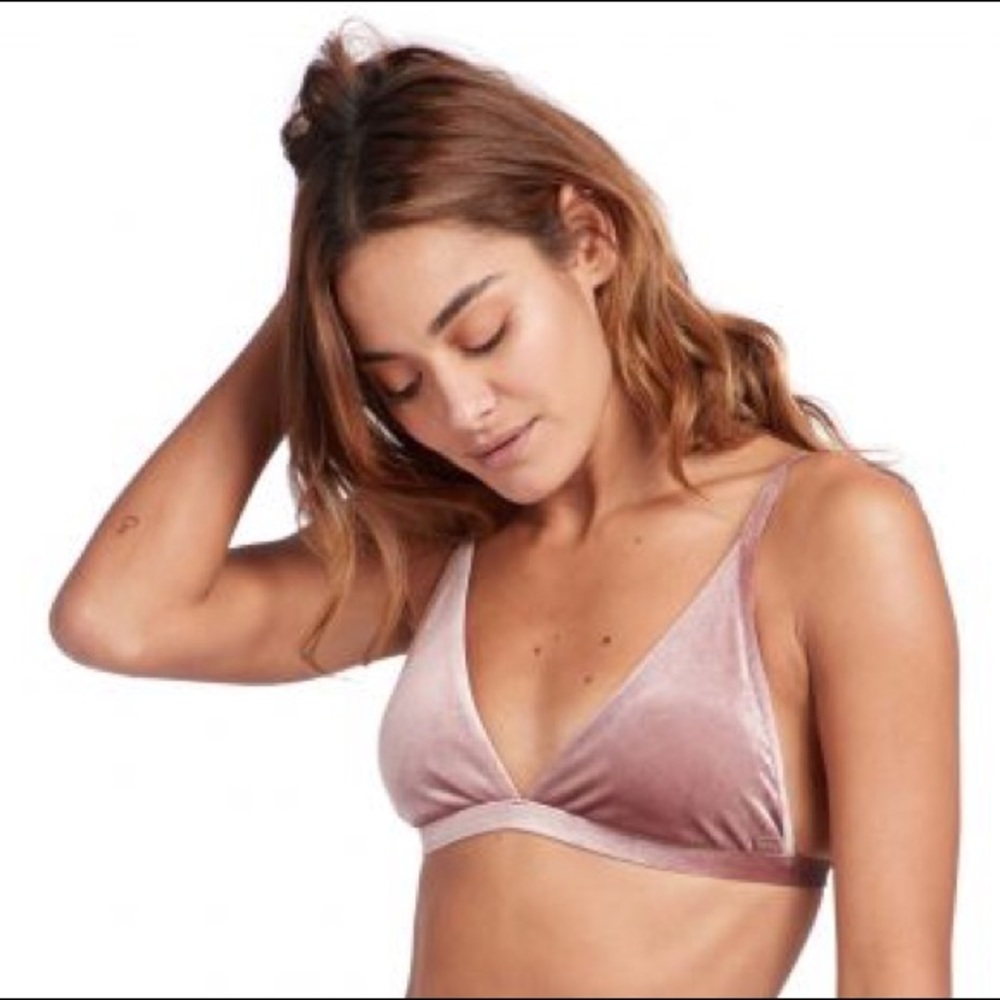 Billabong Fool4u High Point Velvet Bikini Top - Picture 3 of 4